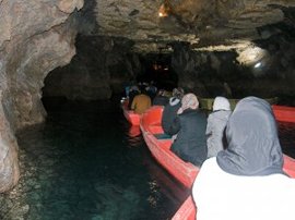 Ali Sadr cave by Hamedan in Iran